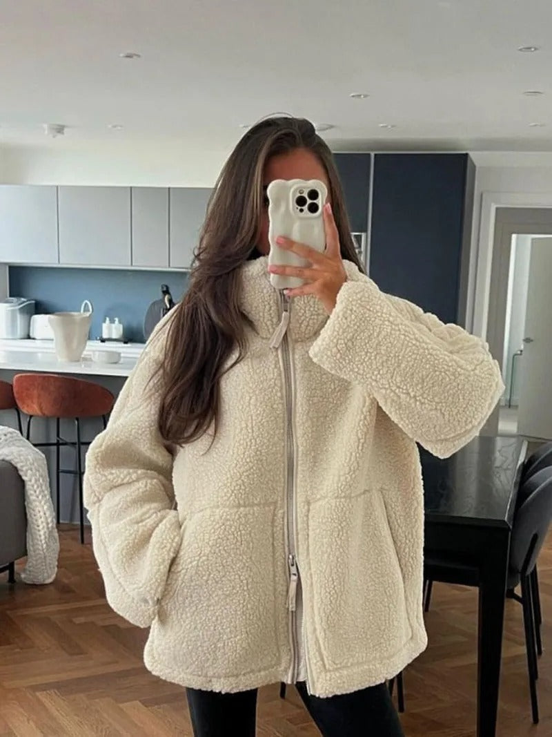 Stylish Winter Teddy Jacket For Women | Ideal for Autumn/Winter