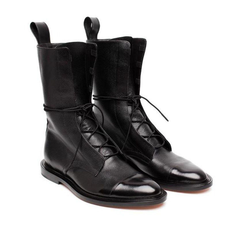 Classic Stylish Vegan Smooth Leather Ankle Boots for Women | For Winter